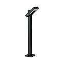 Lichtpaal TYPE NO 2091 hoekig, draaibaar IP54, zwart mat