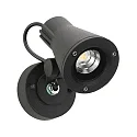 Buitenspot TYPE NO 2353 dimbaar, instelbaar IP54, zwart mat dimbaar