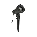 Lamp met grondpen TYPE NO 2355 draaibaar, met stekker IP54, zwart mat dimbaar