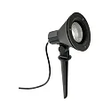 Lamp met grondpen TYPE NO 2356 met stekker, dimbaar, instelbaar IP54, zwart mat dimbaar