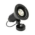 Buitenspot TYPE NO 2381 dimbaar, instelbaar IP54, zwart mat dimbaar