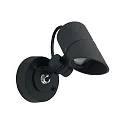 Buitenspot TYPE NO 2391 dimbaar, instelbaar GU10 IP54, zwart mat dimbaar