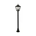Padverlichting TYPE NO 4129 E27 IP44, zwart mat dimbaar