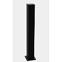 Outdoor Energy column empty Type No. 4409, IP54, max. 7 optional inserts, excl. lighting, excl. switching function, black