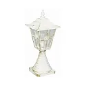 Sokkelarmatuur TYPE NO 0532 hoekig E27 IP23, goud, wit dimbaar