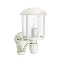 Outdoor Wall luminaire Country style Vintage Type No. 1834 with motion sensor (Type No. 1836), E27, cast alu, white-gold