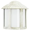 Wandarmatuur voor buitenshuis TYPE NO 3221 rond, zijdelingse straling E27 IP44, goud, wit dimbaar