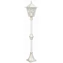 Padverlichting TYPE NO 4136 hoekig E27 IP23, goud, wit dimbaar
