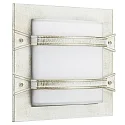 Wand- en plafondarmatuur TYPE NO 6262 2-voudig, met omslag E27 IP44, goud, wit dimbaar
