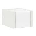 Wandarmatuur voor buitenshuis TYPE NO 0332 lang, dimbaar IP54, wit mat dimbaar