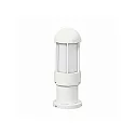 Sokkelarmatuur TYPE NO 0521 cilindrisch E27 IP44, wit dimbaar