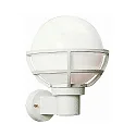 Wandarmatuur voor buitenshuis TYPE NO 0612 rond E27 IP44, wit dimbaar