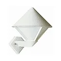 Wandarmatuur voor buitenshuis TYPE NO 0616 E27 IP44, wit dimbaar