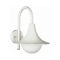 Wandarmatuur voor buitenshuis TYPE NO 0669 E27 IP44, wit dimbaar