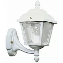 Wandarmatuur voor buitenshuis TYPE NO 1812 up, hoekig E27 IP44, wit dimbaar