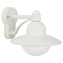 Wandarmatuur voor buitenshuis TYPE NO 1850 down, rond E27 IP44, wit dimbaar