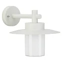 Wandarmatuur voor buitenshuis TYPE NO 1852 down, cilindrisch E27 IP44, wit dimbaar