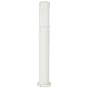 Bollard light Type No. 2249, E27, IP44, height 90cm, E27 QA55 max. 57W, cast alu / opal glass, white