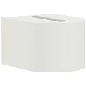 Buitenspot TYPE NO 2339 up down, rond IP44, wit mat 