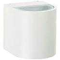 Buitenspot TYPE NO 2402 up down, rond IP44, wit mat 