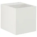 Buitenspot TYPE NO 2417 up down, hoekig IP44, wit mat 