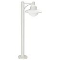 Padverlichting TYPE NO 4150 rond E27 IP44, wit mat dimbaar