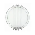 Wand- en plafondarmatuur TYPE NO 6047 rond E27 IP44, wit mat dimbaar