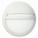 Wandarmatuur voor buitenshuis TYPE NO 6106 rond, met omslag E27 IP44, zwart mat dimbaar