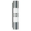 Wandarmatuur voor buitenshuis TYPE NO 0251 cilindrisch E27 IP44, rvs mat