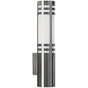 Wandarmatuur voor buitenshuis TYPE NO 0258 cilindrisch E27 IP44, rvs mat