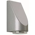 Wandarmatuur voor buitenshuis TYPE NO 0671 down IP43, zilver mat