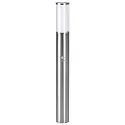 Lichtpaal TYPE NO 2072 cilindrisch, met bewegingsmelder E27 IP44, rvs mat dimbaar