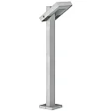 Lichtpaal TYPE NO 2091 hoekig, draaibaar IP54, zilver mat