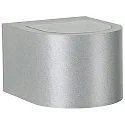 Buitenspot TYPE NO 2340 up down, rond IP44, zilver mat 