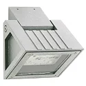 Paneelspot TYPE NO 2410 draaibaar, dimbaar, onbreekbaar IP54, zilver dimbaar