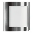 Wand- en plafondarmatuur TYPE NO 6193 halfrond E27 IP44, rvs mat, opaal dimbaar