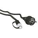 Aansluitleiding PLUG-N-PLAY 2-voudig, met Stekker, zwart 250cm