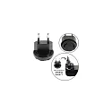 Adapter DRIVER SOCKET FOR ARD-040645 / EU-PLUG afneembaar, zonder lader, zwart