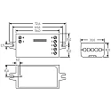 Bluetooth dimmer CASAMBI DEBTPRO14-144 PWM4 ingebouwde versie, spanningsconstante, 4 Kanaal, Tunable White, RGBW