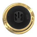 CASAMBI remote control RWTDBTBASSB round, programmable, gold