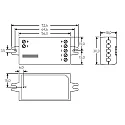 CASAMBI Signaal omvormer CASAMBI IBTDMX ingebouwde versie, Bluetooth aanstuurbaar, wit