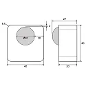 CASAMBI Bewegingssensor CASAMBI MOTION PAUL op batterijen, magnetische montage, wit