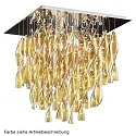 Plafondarmatuur PL AURA PX E27 IP20, chroom, wit dimbaar