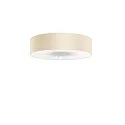 Ceiling luminaire PL SKIN 070, E27, IP20, with cover below, beige / warm white
