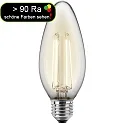 HWH Filamentlamp kaarsvorm C35 schakelbaar E27 4,5W 470lm 2700K 300° CRI > 90 
