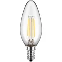 Filamentlamp kaarsvorm C35 schakelbaar E14 4,5W 470lm 2700K 300° CRI > 90 
