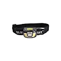 Blulaxa® LED Head lamp, Light range 120m, IP54, 3W 6000K 250lm, 2 switching levels, signal flashing mode