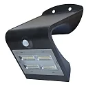 Blulaxa® LED Solar Outdoor Wall luminaire with PIR sensor, IP65, 3.2W 3000K 400lm 120°, inkl. Accumulator, black