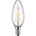 Filamentlamp kaarsvorm C35 schakelbaar E14 2,5W 250lm 2700K 300° CRI > 80 