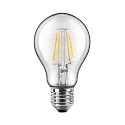 LED Lamp pear shape, 4,5W (40W), E27, 470lm, 2700K, glass clear